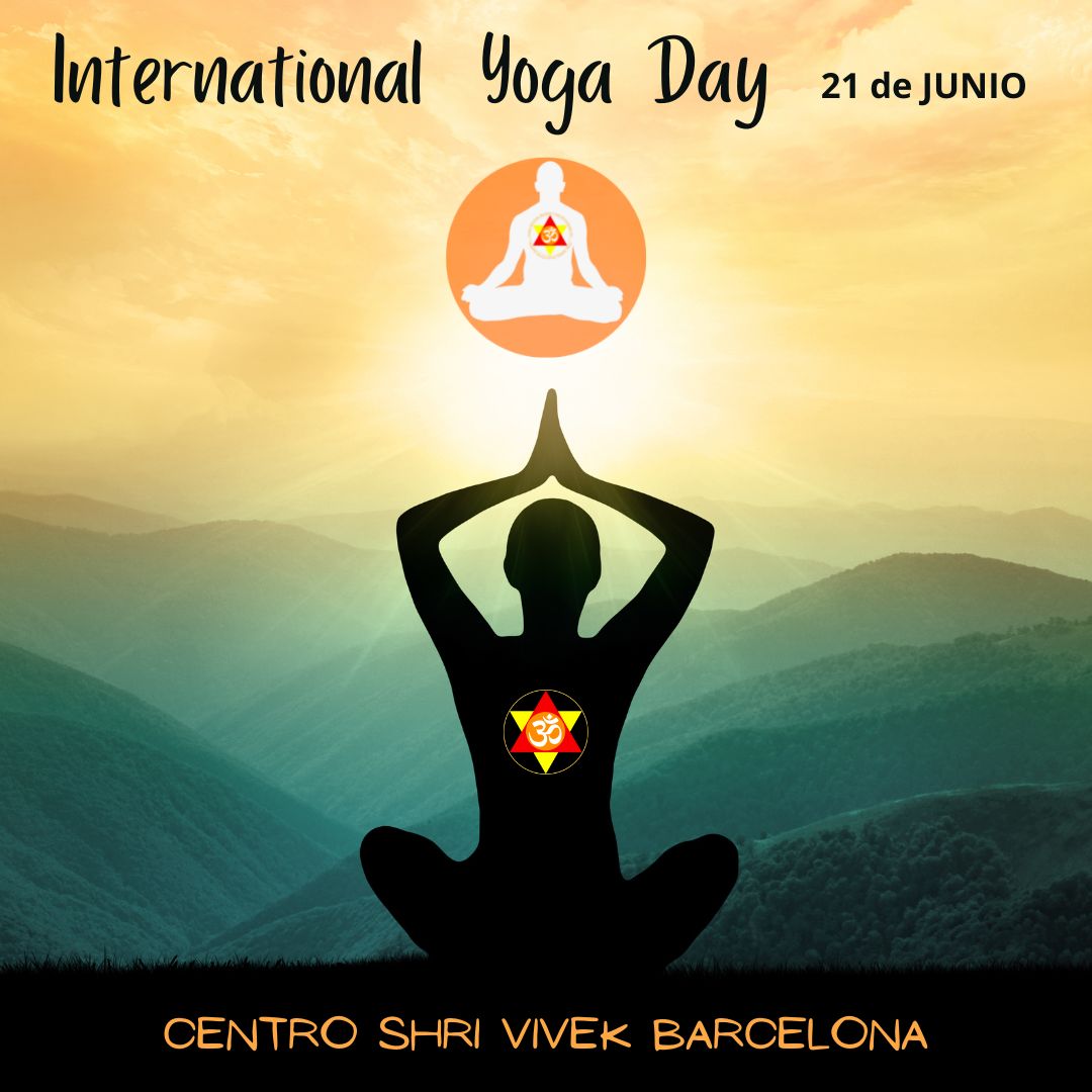 Yoga day 2022 en centro Shri Vivek Barcelona